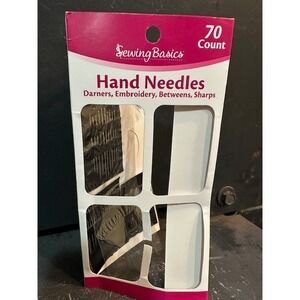 Sewing Basics Count Hand Needles Assorted Darners Embroidery Betweens Sharps